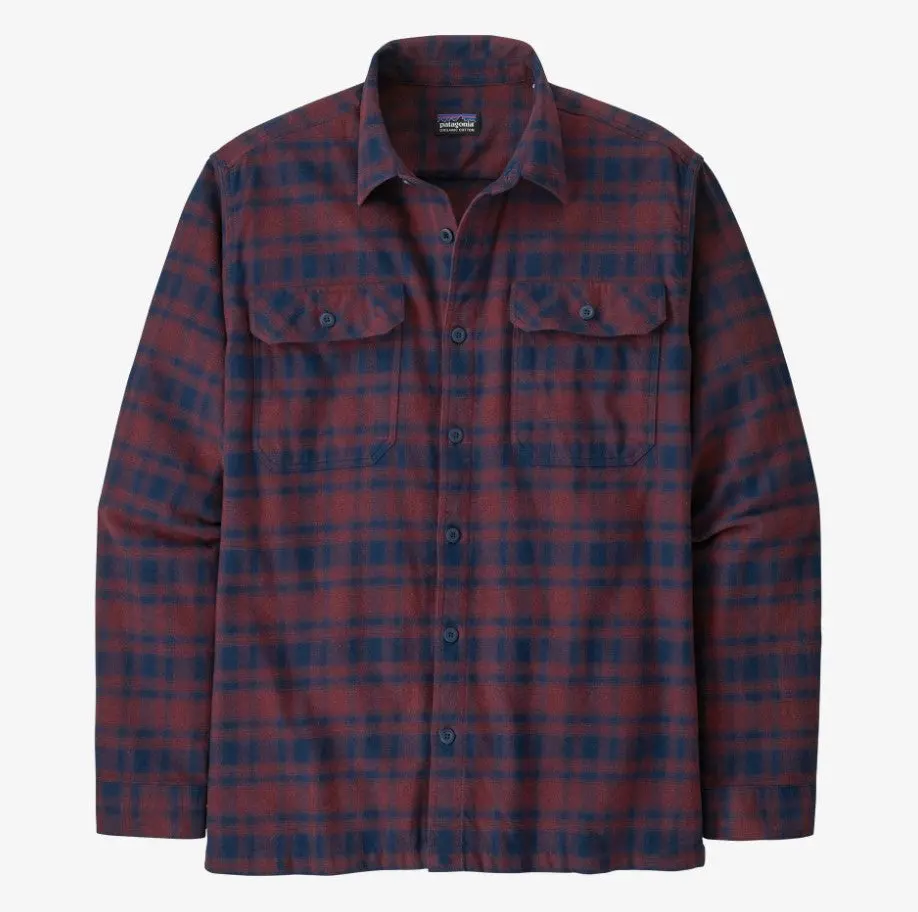 Men's Long-Sleeve Organic Cotton Midweight Fjord Flannel Shirt 1