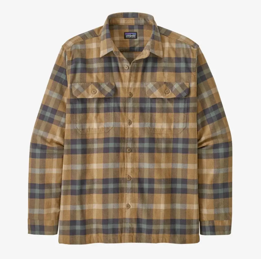 Men's Long-Sleeve Organic Cotton Midweight Fjord Flannel Shirt 1