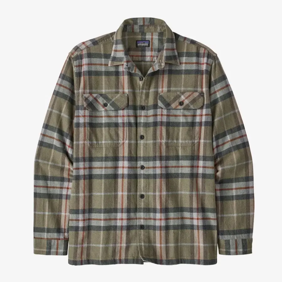Men's Long-Sleeve Organic Cotton Midweight Fjord Flannel Shirt 1