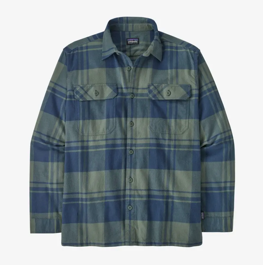Men's Long-Sleeve Organic Cotton Midweight Fjord Flannel Shirt 1