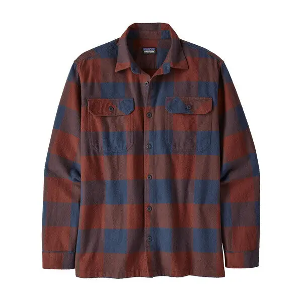 Men's Long-Sleeve Organic Cotton Midweight Fjord Flannel Shirt 1