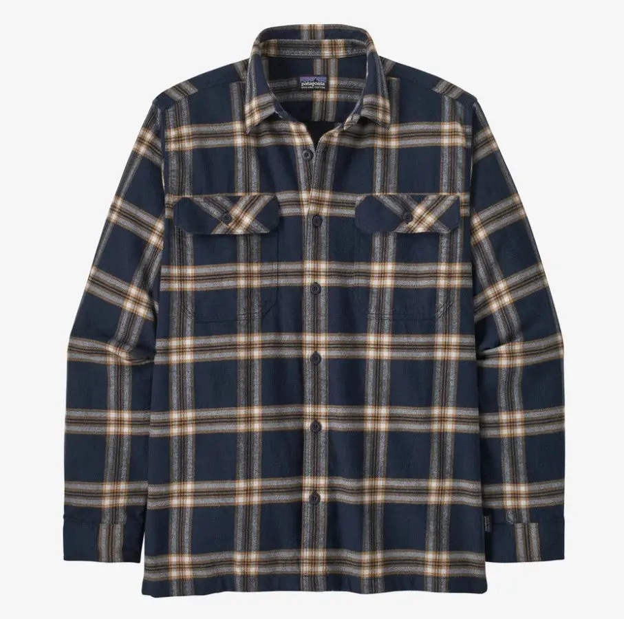 Men's Long-Sleeve Organic Cotton Midweight Fjord Flannel Shirt 1