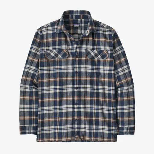 Men's Long-Sleeve Organic Cotton Midweight Fjord Flannel Shirt 1