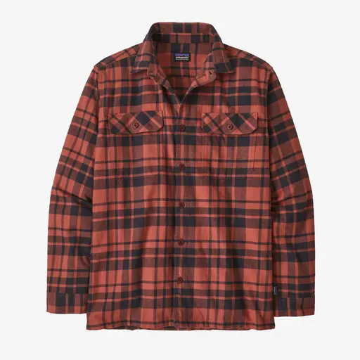 Men's Long-Sleeve Organic Cotton Midweight Fjord Flannel Shirt 1