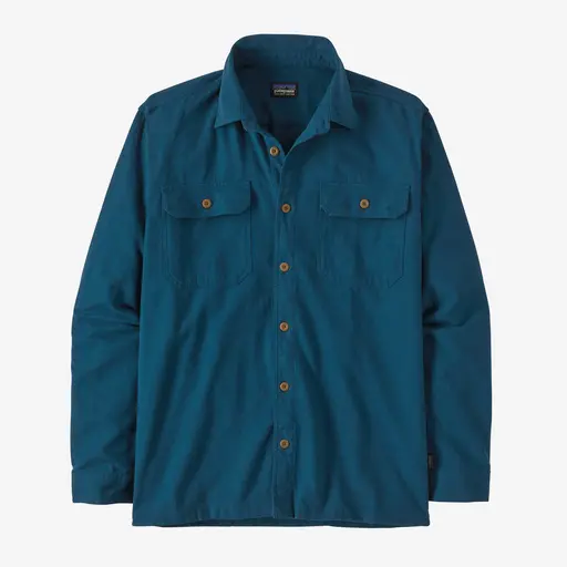 Men's Long-Sleeve Organic Cotton Midweight Fjord Flannel Shirt 1