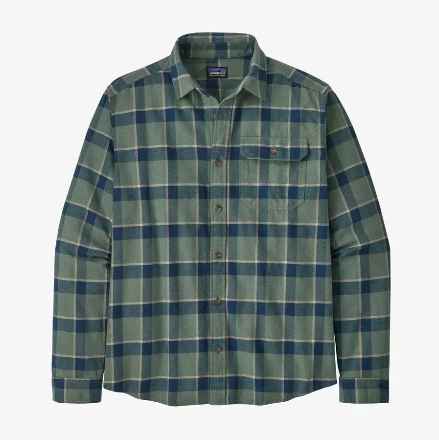 Men's Long-Sleeved Cotton In Conversion Fjord Flannel Shirt 1