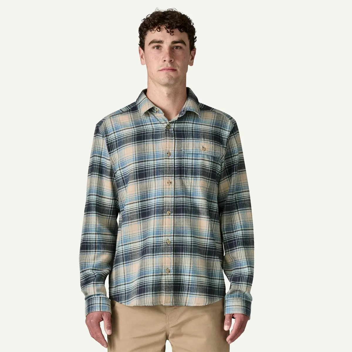 Men's Long-Sleeved Lightweight Fjord Flannel Shirt 1