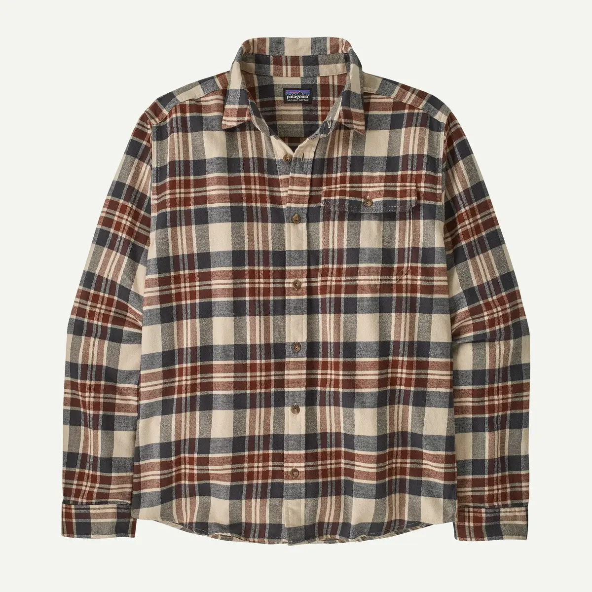 Men's Long-Sleeved Lightweight Fjord Flannel Shirt 3