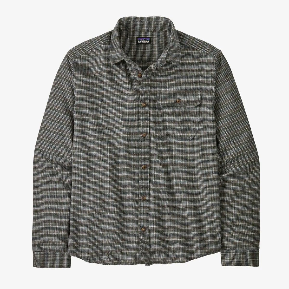Men's Long-Sleeved Lightweight Fjord Flannel Shirt 1