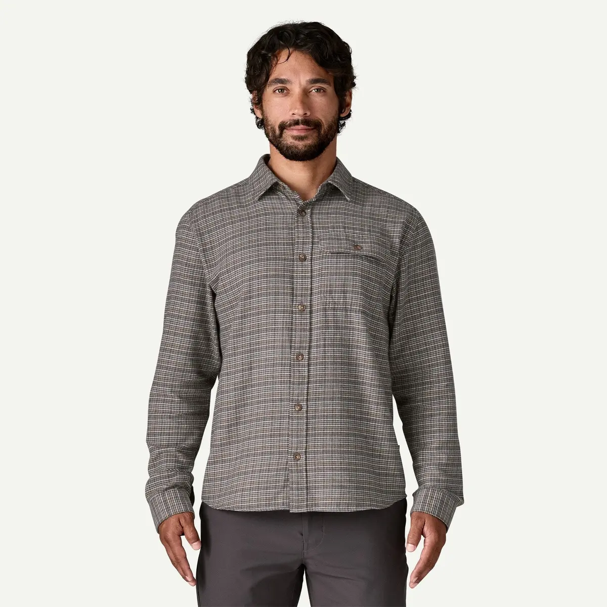 Men's Long-Sleeved Lightweight Fjord Flannel Shirt 1