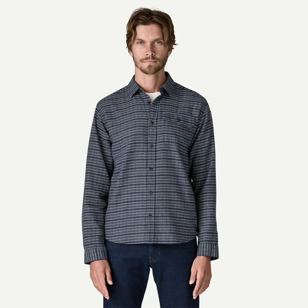 Men's Long-Sleeved Lightweight Fjord Flannel Shirt 1