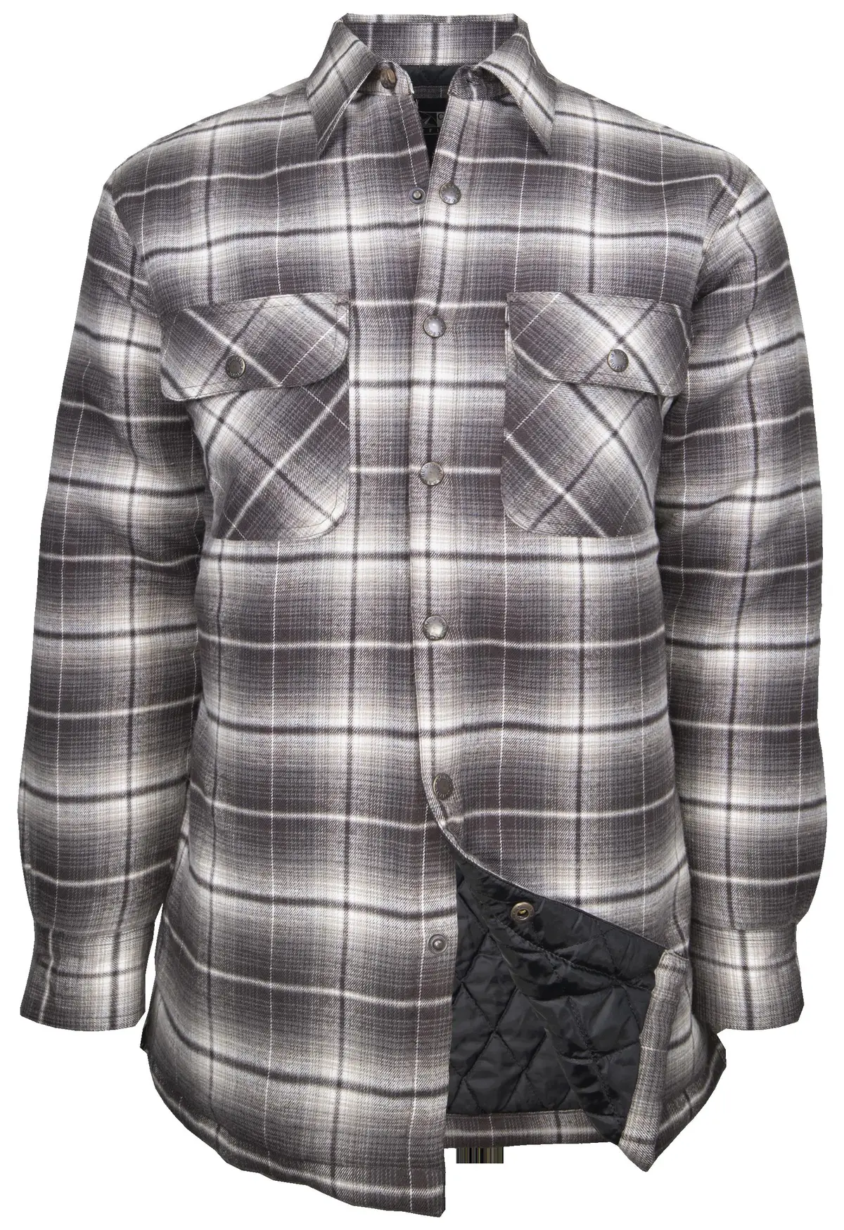 Snake River Snap Front Quilted Flannel 1