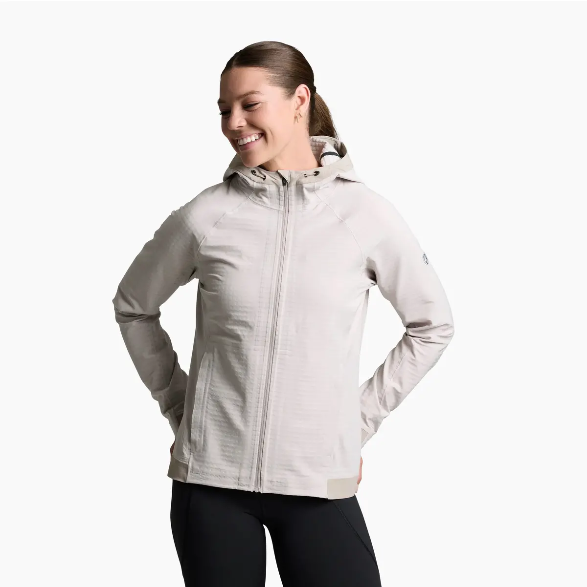 Women's Skramblr Softshell Grid Fleece 1