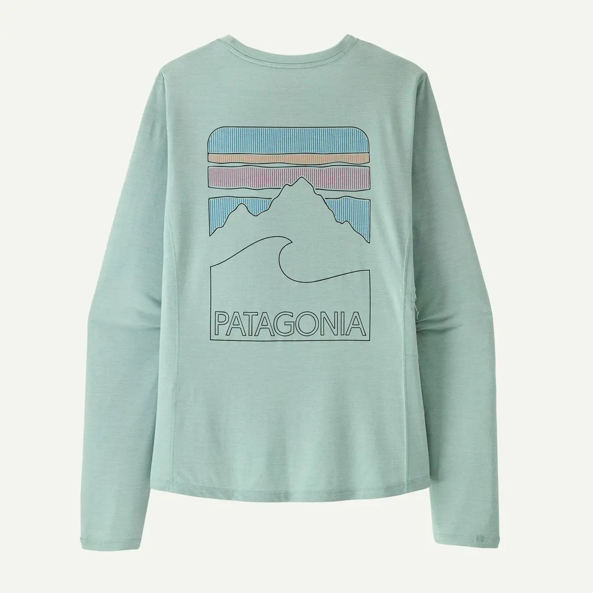 Women's Long-Sleeved Capilene Cool Peak Visions Sun Shirt 1