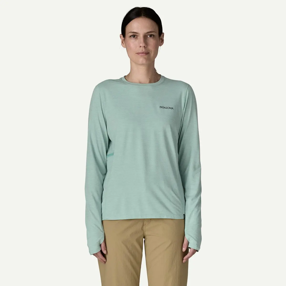 Women's Long-Sleeved Capilene Cool Peak Visions Sun Shirt 2