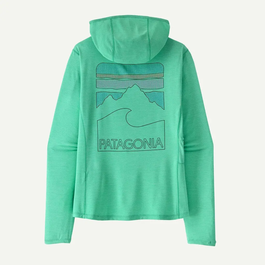 Women's Capilene Cool Sun Hoody - Peak Visions 1