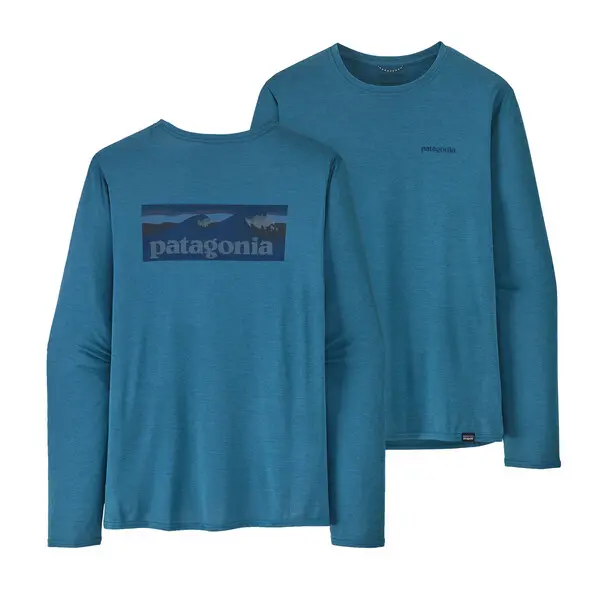 Men's Long-Sleeved Capilene Cool Daily Graphic Shirt - Waters 1