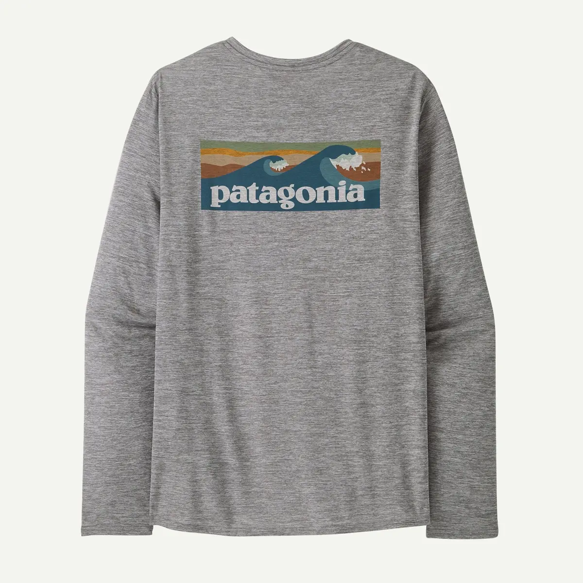 Men's Long-Sleeved Capilene Cool Daily Graphic Shirt - Waters 1