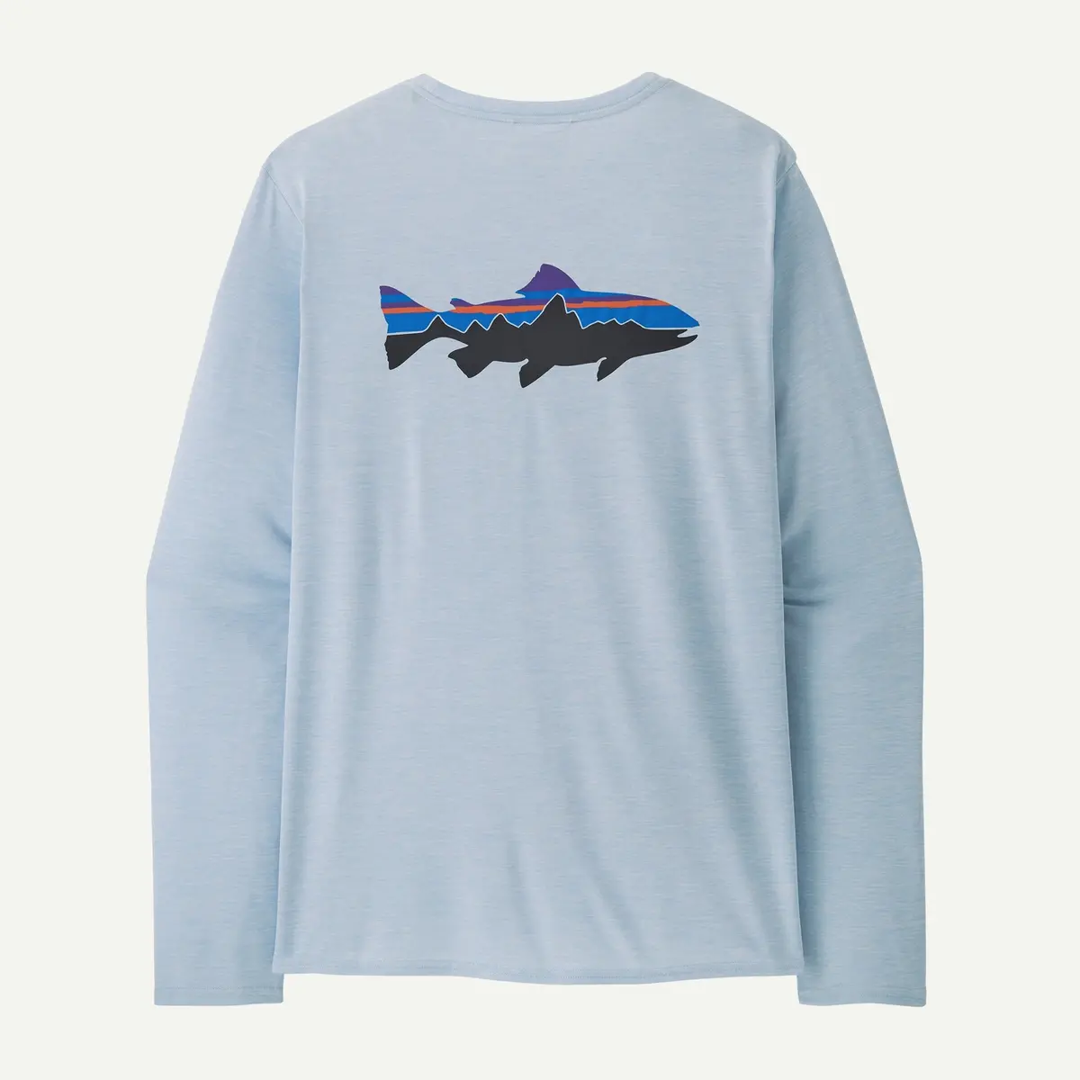 Men's Long-Sleeved Capilene Cool Daily Graphic Shirt - Waters 2