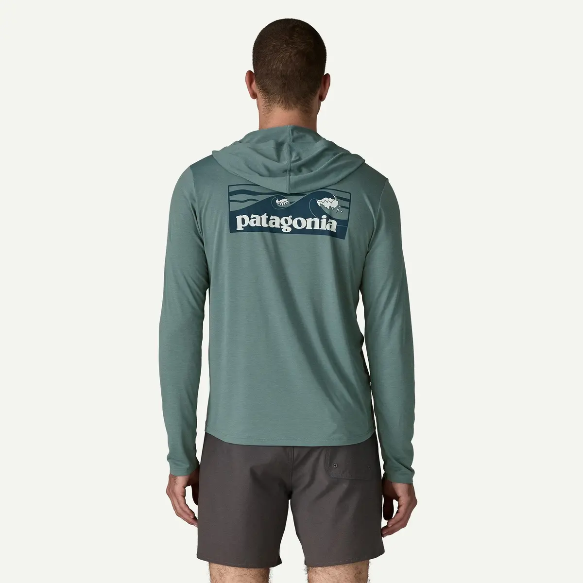 Men's Capilene Cool Daily Hoody - Boardshort Logo 4