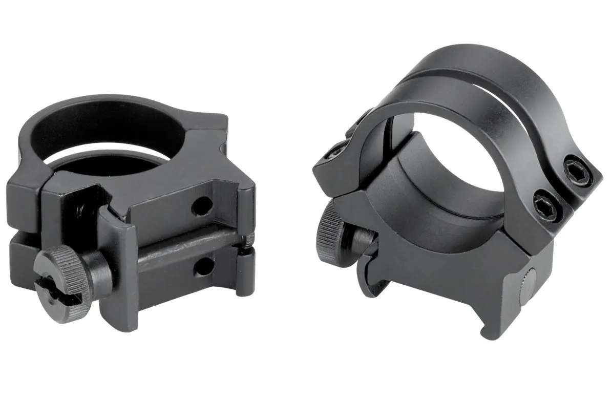 1" High Matte Quad Lock Detachable Rings 1
