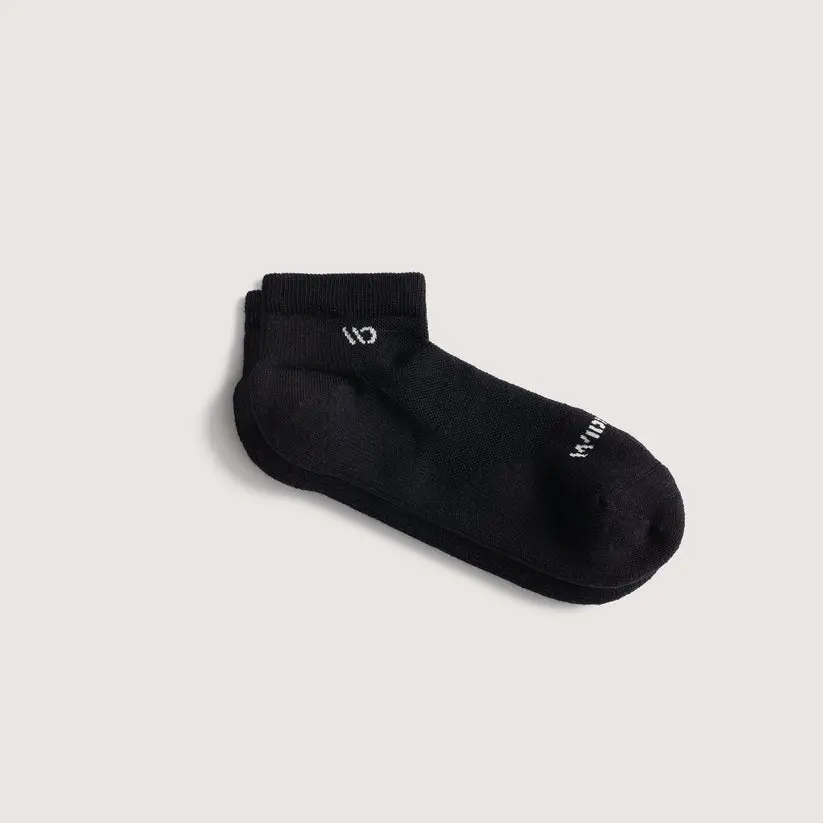 Men's Solid Cushioned No Show Socks 1