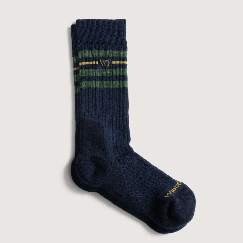 Men's Vintage Stripe Cushioned Crew Sock 1