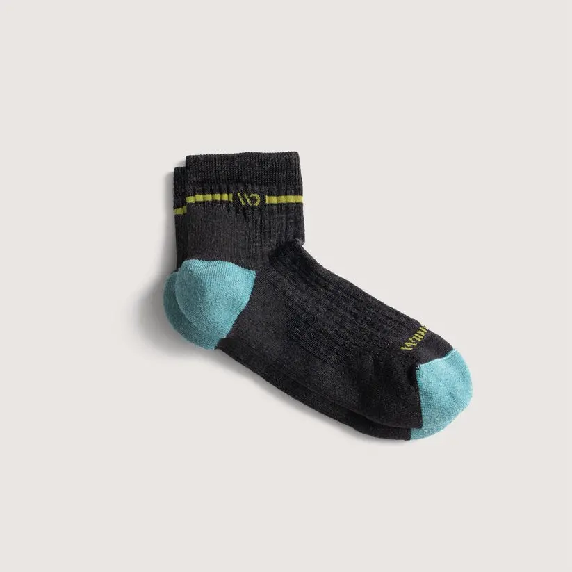 Women's Single Stripe Cushioned Quarter Sock 1