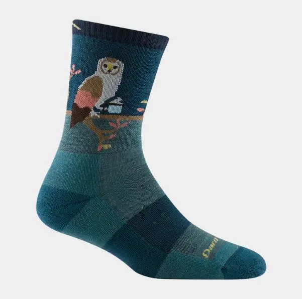 Women's Critter Club Micro Crew Lightweight Hiking Sock 1