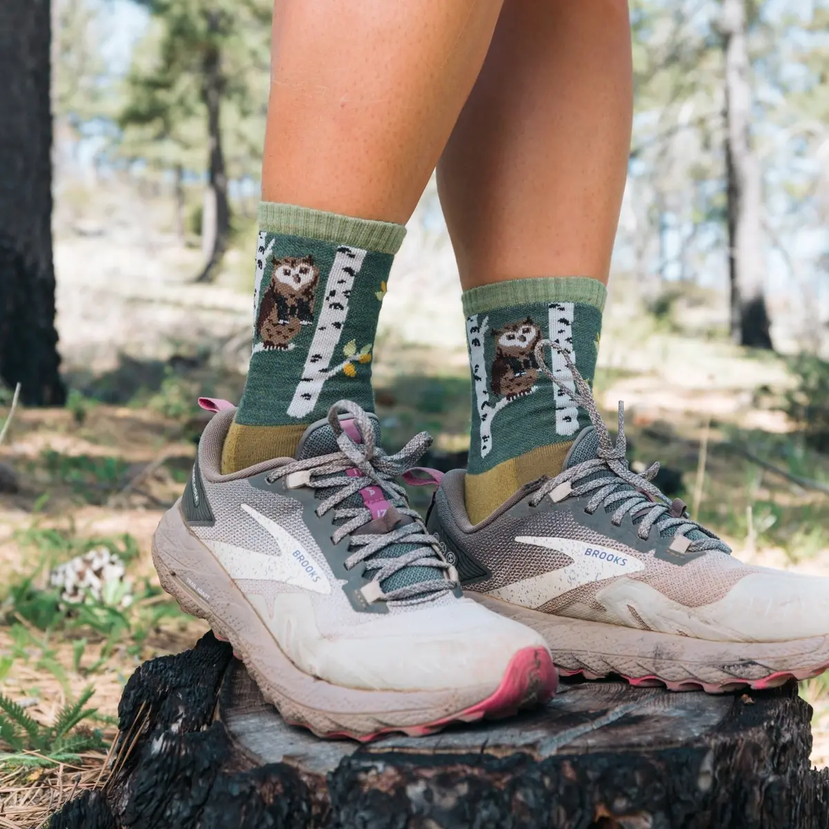 Women's Critter Club Micro Crew Lightweight Hiking Socks 2