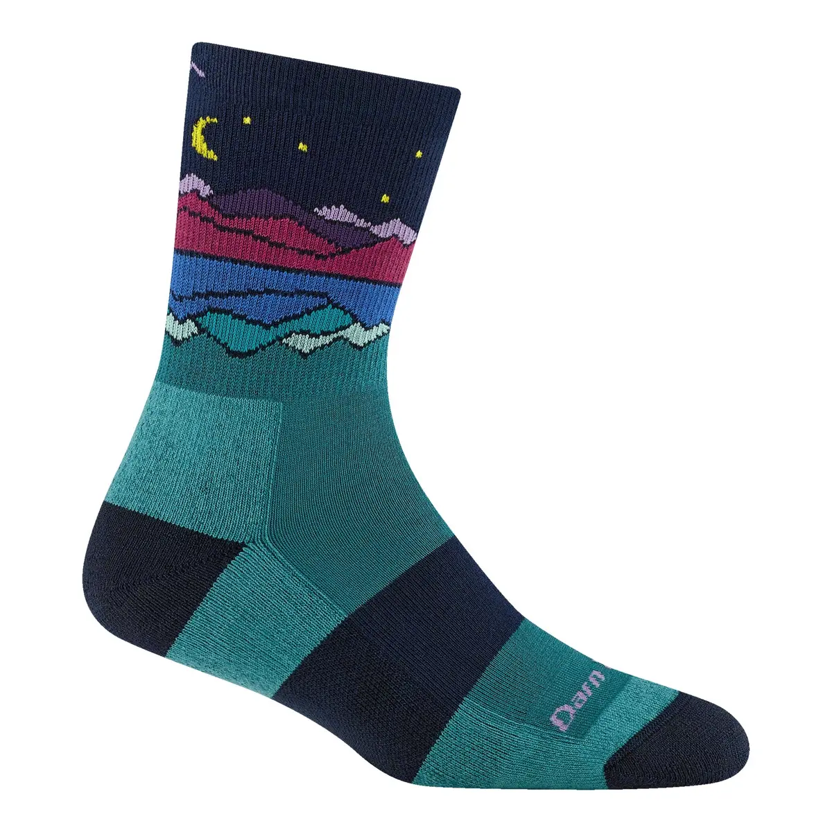 Women's Mirror Lake Micro Crew Midweight Hiking Sock 1