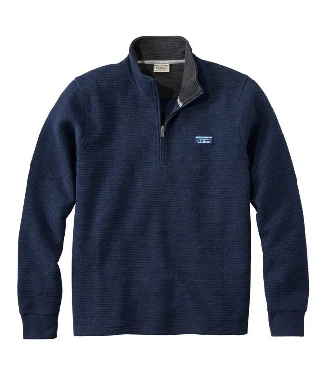 Men's Lakewashed Double-Knit Quarter-Zip Pullover 1