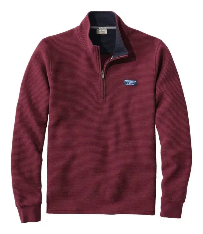 Men's Lakewashed Double-Knit Quarter-Zip Pullover 1