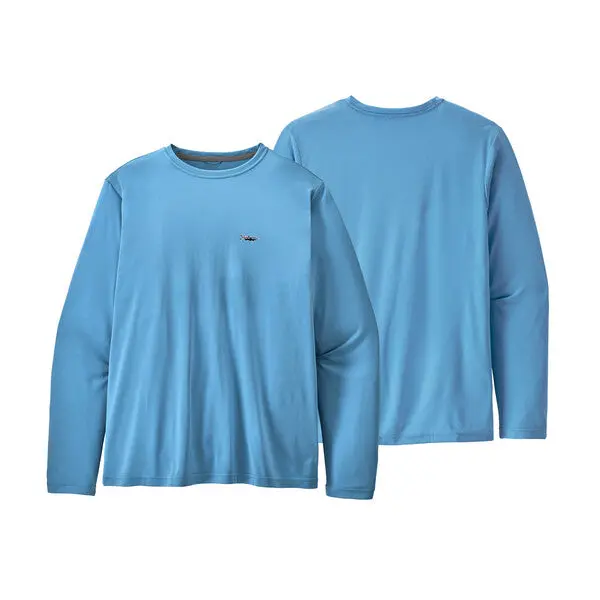 Men's Long-Sleeved Capilene Cool Daily Fish Graphic Shirt 1