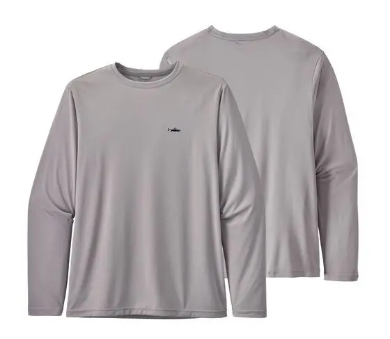 Men's Long-Sleeved Capilene Cool Daily Fish Graphic Shirt 1