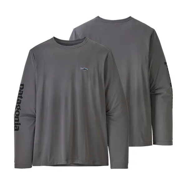 Men's Long-Sleeved Capilene Cool Daily Fish Graphic Shirt 1