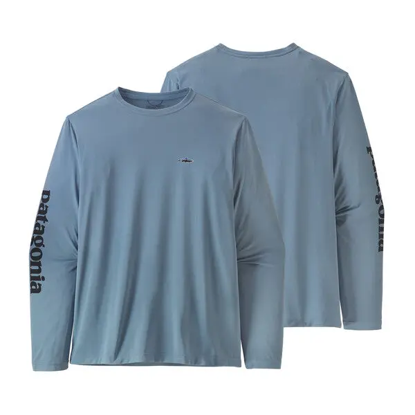 Men's Long-Sleeved Capilene Cool Daily Fish Graphic Shirt 1