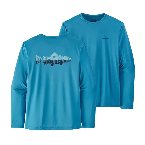 Men's Long-Sleeved Capilene Cool Daily Fish Graphic Shirt 1
