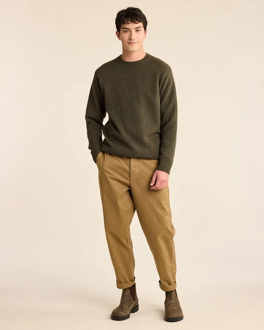 Men's Shetland Crew Sweater 1