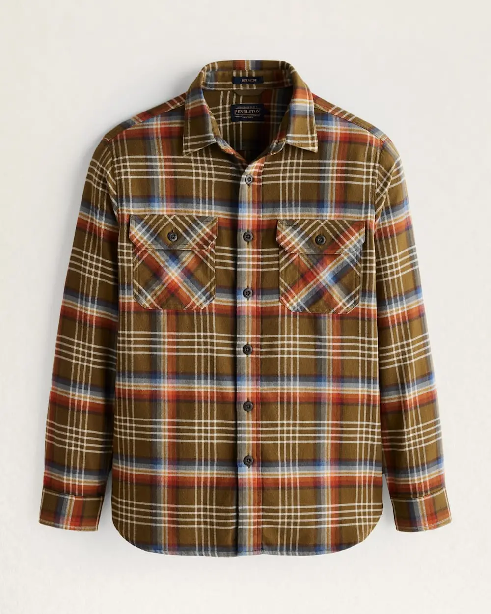 Men's Plaid Burnside Flannel Shirt 1