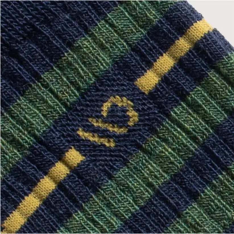 Men's Vintage Stripe Cushioned Crew Sock 2