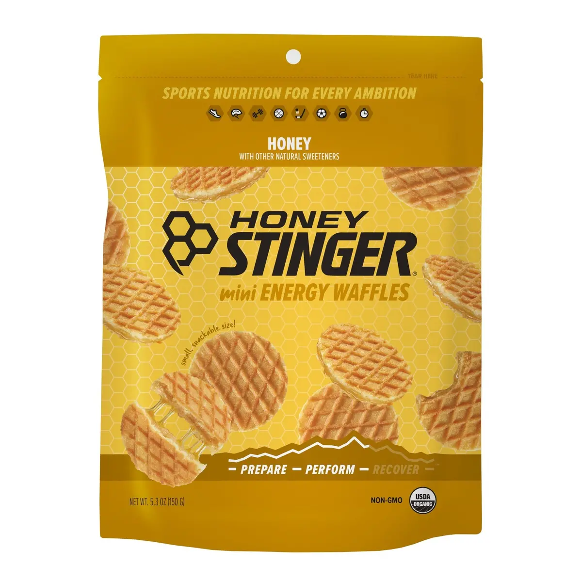 Mini Energy Waffles - Honey 1