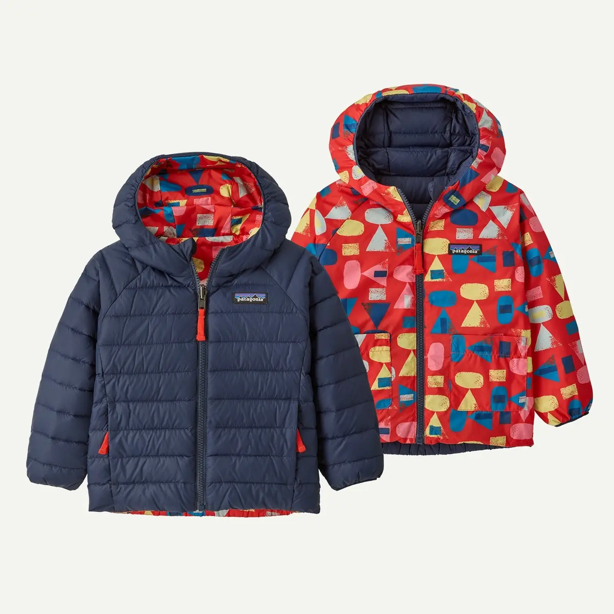 Baby Reversible Down Sweater Hoody 1