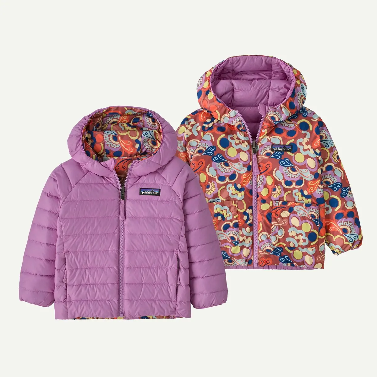Baby Reversible Down Sweater Hoody 1