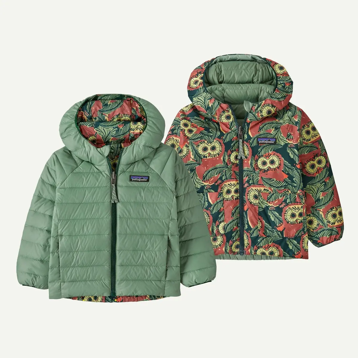 Baby Reversible Down Sweater Hoody 1