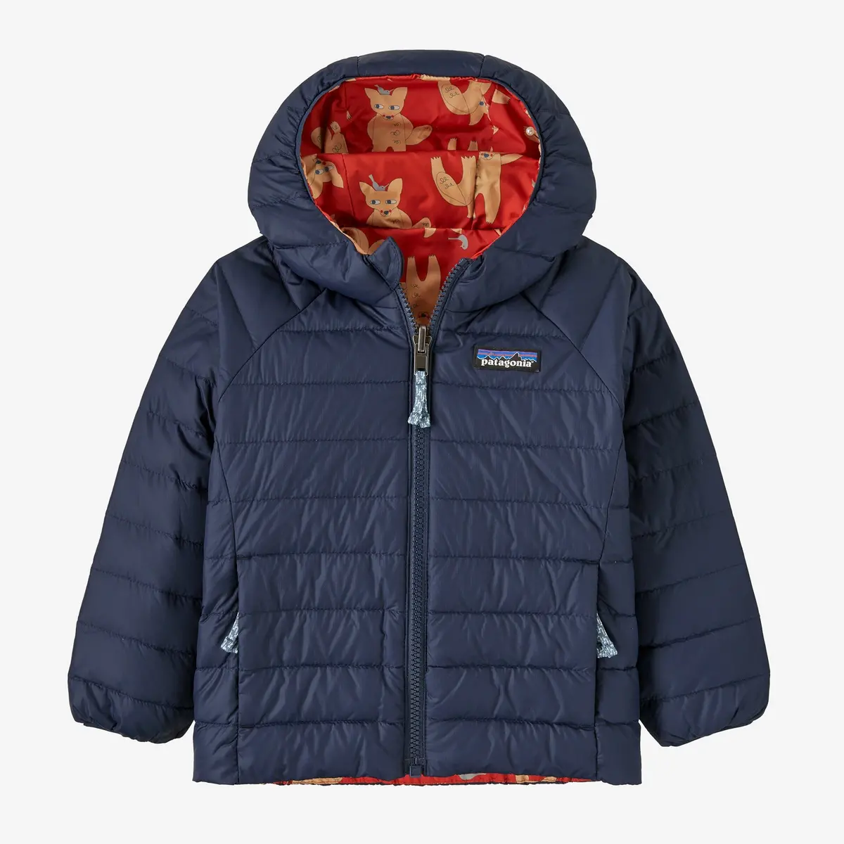 Baby Reversible Down Sweater Hoody 1