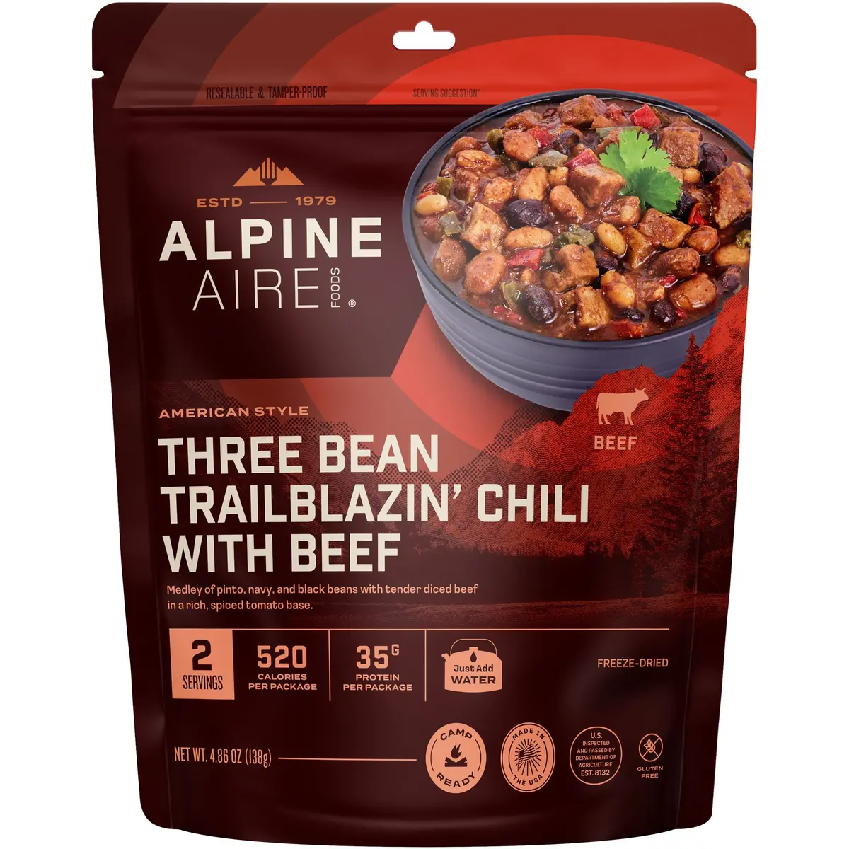 Three Bean Trailblazin' Chili With Beef 1