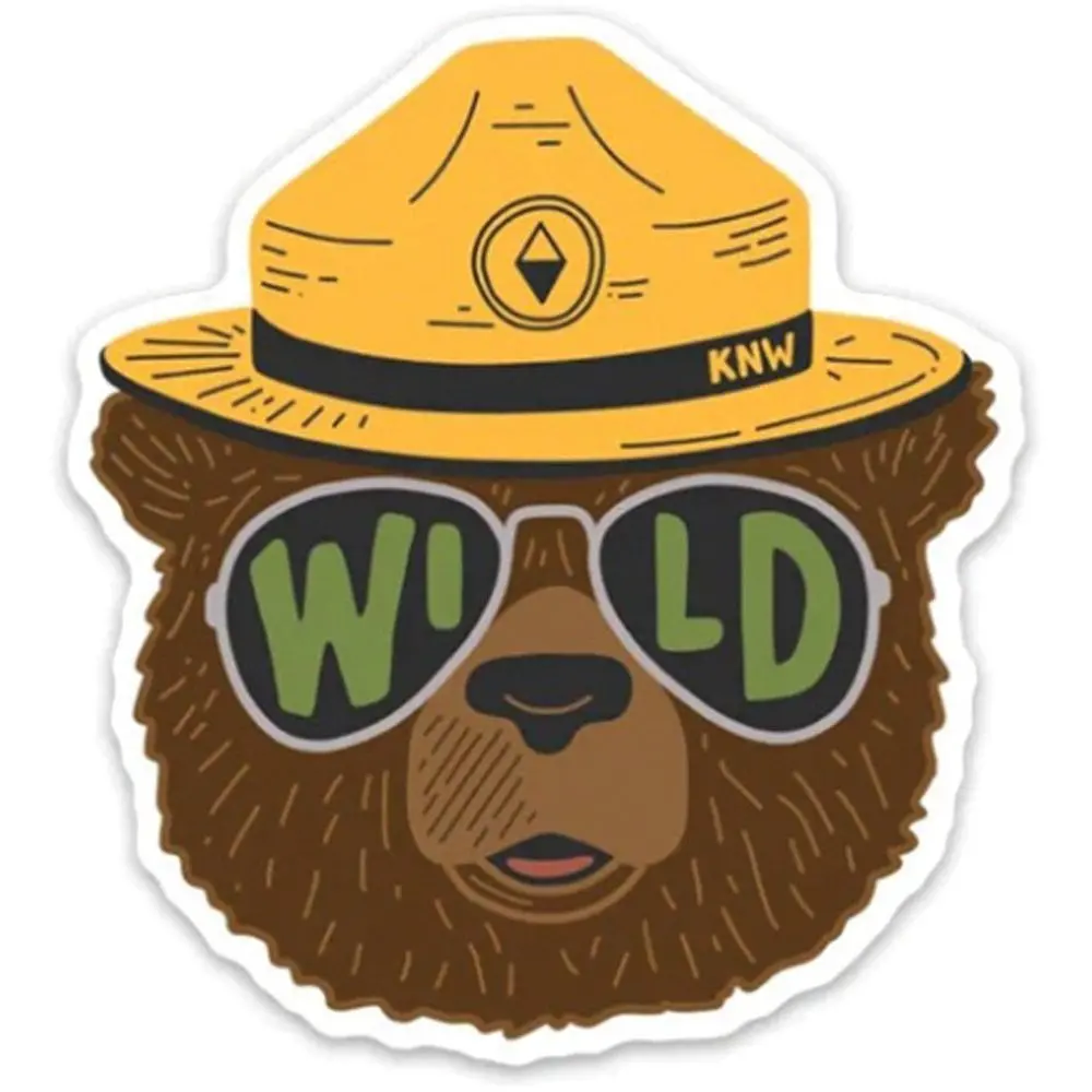 Wild Bear Sticker 1