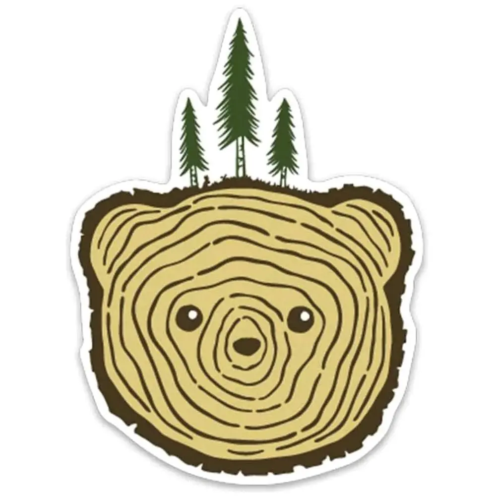 Bear Tree Sticker 1