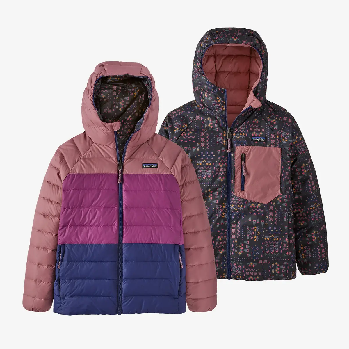 Kids' Reversible Down Sweater Hoody 1